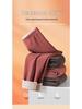 Extra Thick Silk Wool Fleece-Lined Women's Warm Leggings for Autumn/Winter