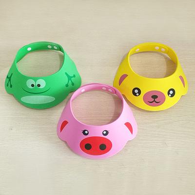 Baby Shampoo Cap Thickened Children's Baby Shampoo Cap Bath Cap, Cartoon Adjustable Bath Cap