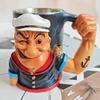 Cross New 3D Popeye Strong Sailor Mug - Unique Home Coffee Cup Gift Ornament