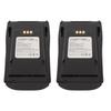 2pcs Walkie Talkie Li Ion Battery 2600mAh 7.4V 2 Way Radio Battery with Belt Clip for Motorola CP040 CP150 CP200 CP380