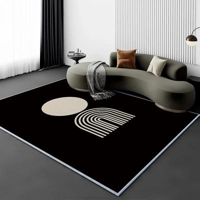 Modern Minimalist Living Room Rug Large Area Sofa & Coffee Table Mat Non-Slip, Easy-Care Floor Mat Home Decor