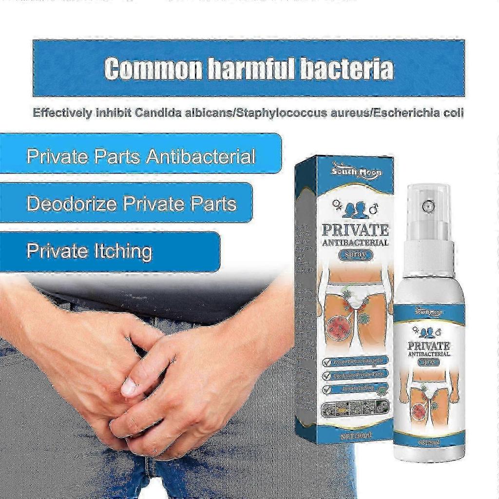 Anti-Itch Spray Refreshing Soothing Spray Private Long-Lasting External Anti-Itch, Remove Odor, Natural Herbal Formula