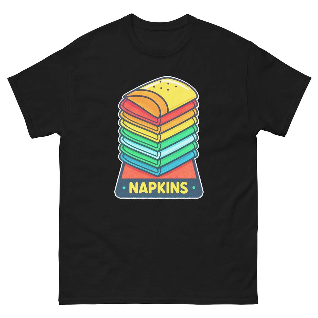Napkins Stack Nightclub Bar Nightlife Party T-Shirt