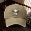 Chef Knife Cooking Graphic Washed Baseball Cap Unisex Breathable Sun Protection Cotton Hat