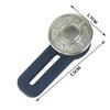 5Pcs Metal Button Extender for Pants Jeans Free Sewing Adjustable Retractable Waist Extenders Button Waistband Expander