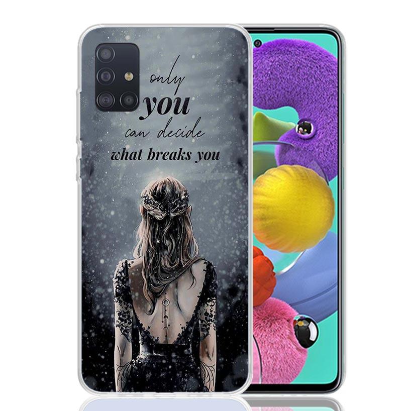 A Court Of Mist And Fury Phone Case for Samsung Galaxy A52 A51 A50S A12 A22 A32 A72 A10S A30S A31 A71 Note 20 Ultra 10 Plus S10