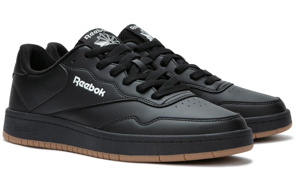 Reebok COURT 1000 Abrasion Resistant Low top Skateboard Shoes Unisex Black Warrior 24FRC907U2GH0