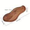 Decorative Design Acacia Wood Tray Heat Resistant Wooden Serving Plate Wooden Plate  for Home Use