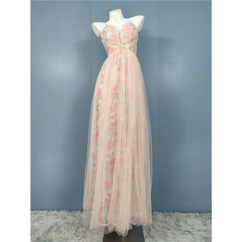 Exquisite Hainan Sanya Shooting Fairy Suspender Skirt Mesh