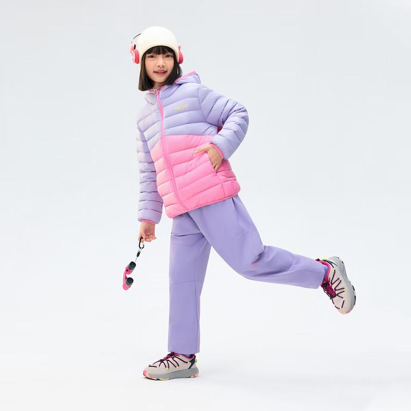 EBAER Kids Hooded Printed Lightweight Winter Down Jacket 130