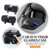 Car Sun Visor Sunglasses Case Glasses Organizers Box For Hyundai N LINE i30 i20 Sonata Accent Tucson Elantra Azera Equus HH66