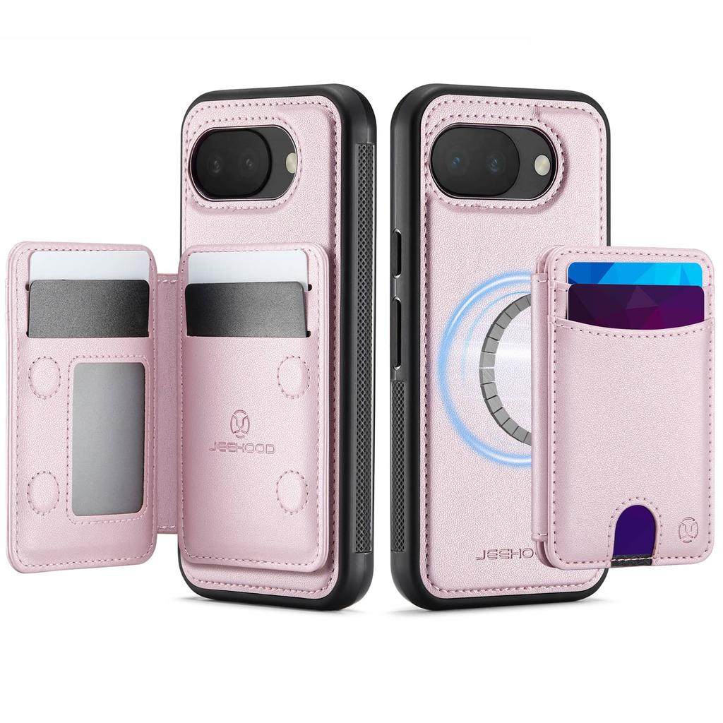 For Google Pixel 10A Case Wallet with Magnetic, RFID Blocking Magnetic Card Holder 2 In 1 Detachable Kickstand Shockproof Case