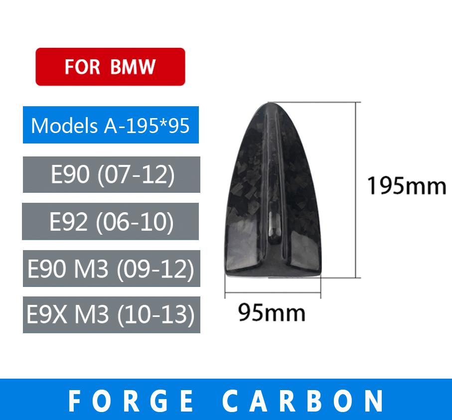 

Real Carbon Fiber For BMW M2 M3 M4 12345 7 Series X1 X3 F22 F30 F34 F80 F87 F32 F36 F82 G11 G20 G12 G30 Shark Fin Antenna Cover