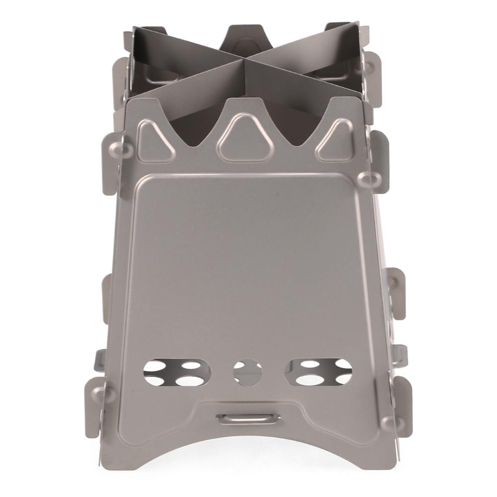 Lixada Кемпинг Титановая дровяная печь Портативная складная дровяная походная печь — фото 10