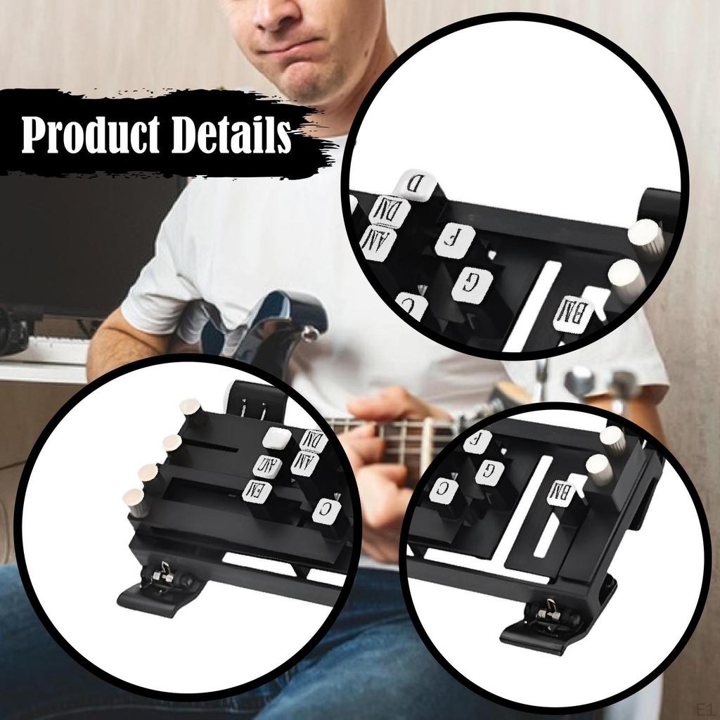 Gitaarhulp Akkoorden Training Assistent Leermiddel Vervanging Onderwijs Oefening voor Vrouwen