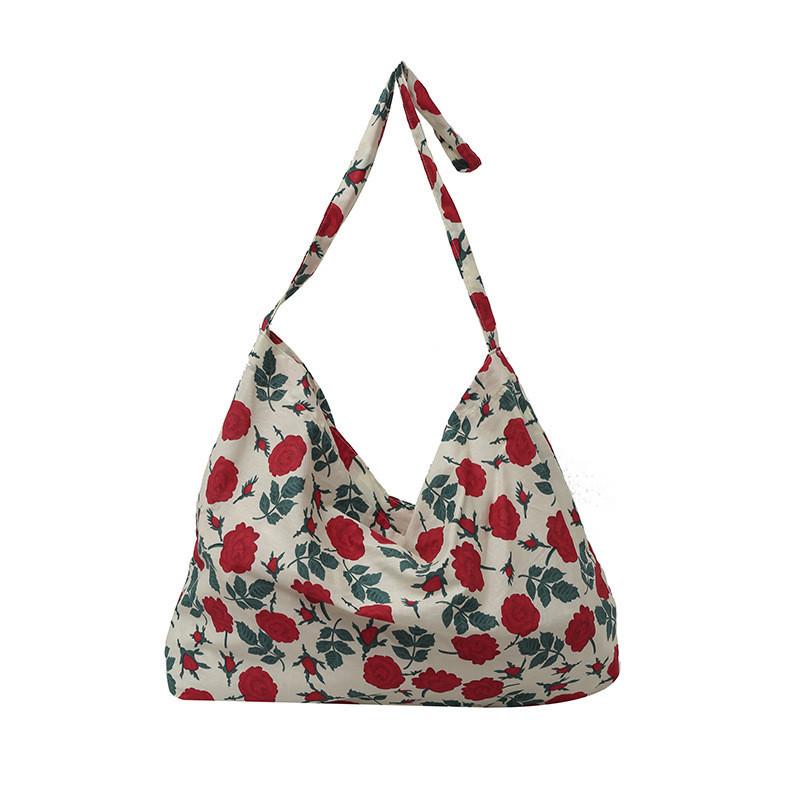 Fashionable And Versatile Floral Crossbody Bag For Women Large Capacity Soft Style Four