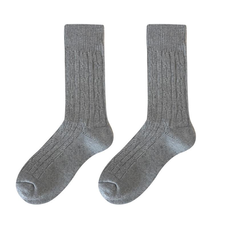 Wool Mid-calf Socks - Children's Winter Thick and Warm Sleeping Socks - Retro Multi-purpose Long Socks - Women's Socks