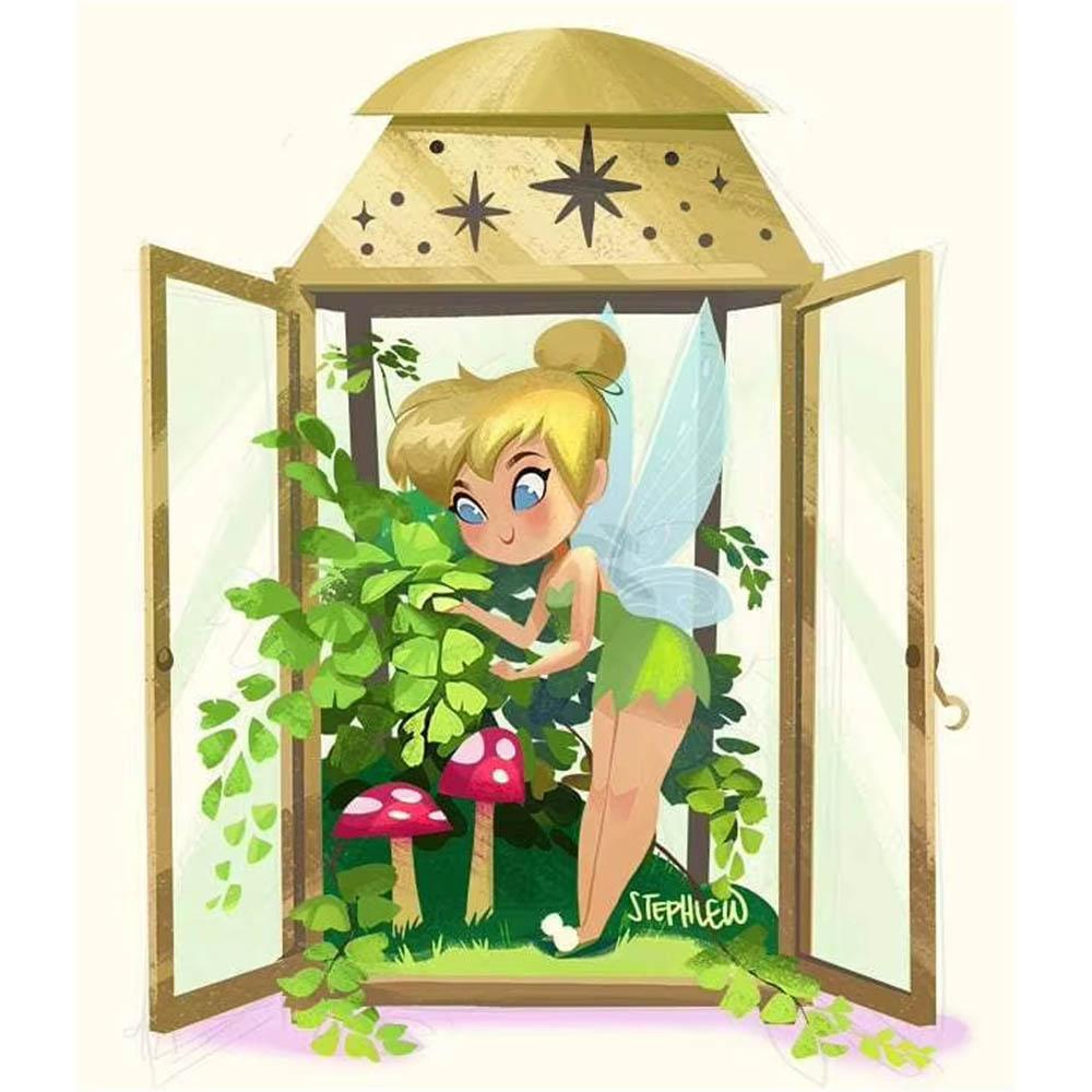 Disney Classic Princess Collection Q Version 5D Diamond Painting Full of Diamonds DIY Handmade Diamond Painting Cartoon Decorative Painting Kit