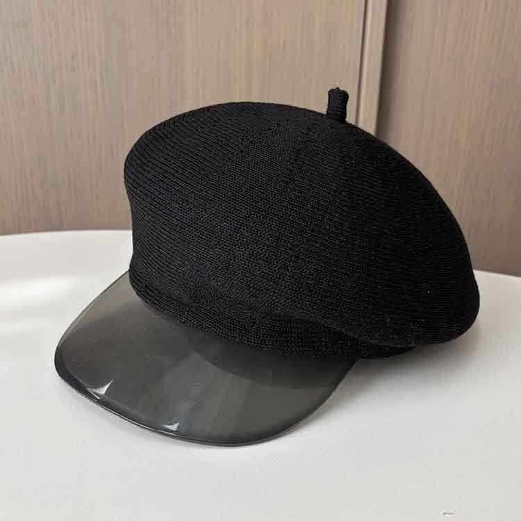 New British retro cap ladies newsboy hat light knitted painter hat outdoor casual styling sun hat