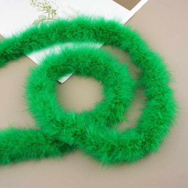 Colorful Turkey Feather Strips for DIY Crafts and Christmas Decorations