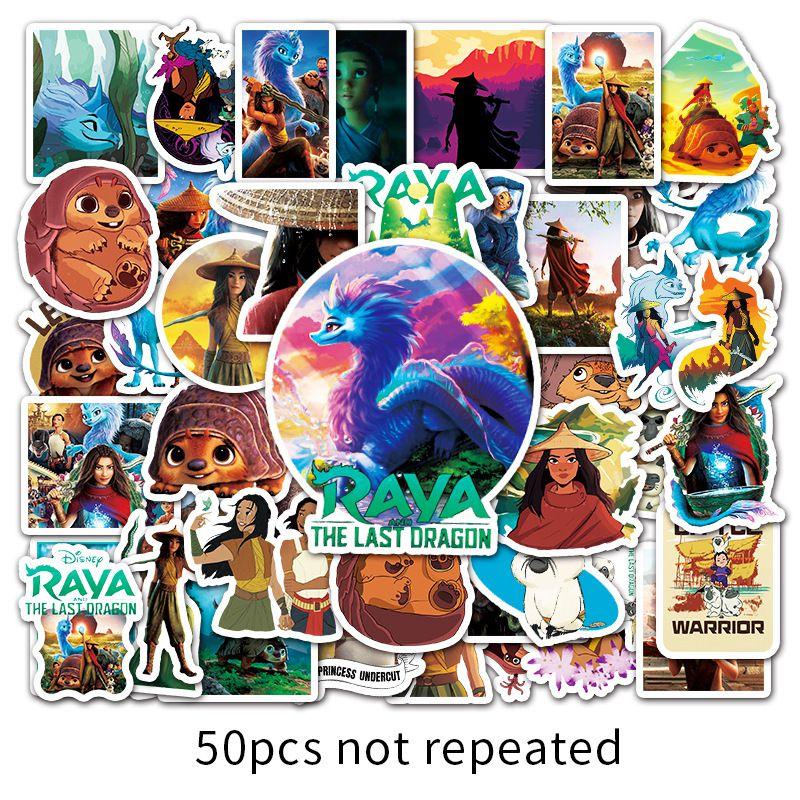 

And Raya 50pcs The Last Dragon Sticker Pack Set Game Diy Waterproof Decals Bike