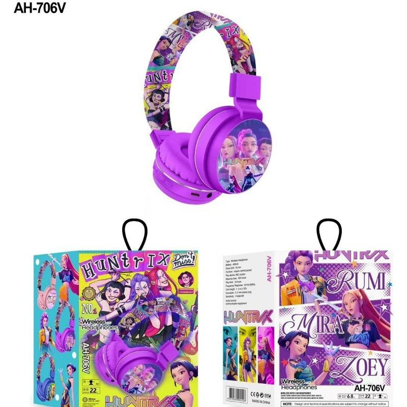 AH-706V Hexenjäger Cartoon-Headset Niedliches Kinder-Headset Stereo-Bluetooth-Headset