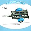 1/64 Motorcycle Trailer Miniature Parts Mini Toy Simulation Upgrade for Travel Car Pickup Truck