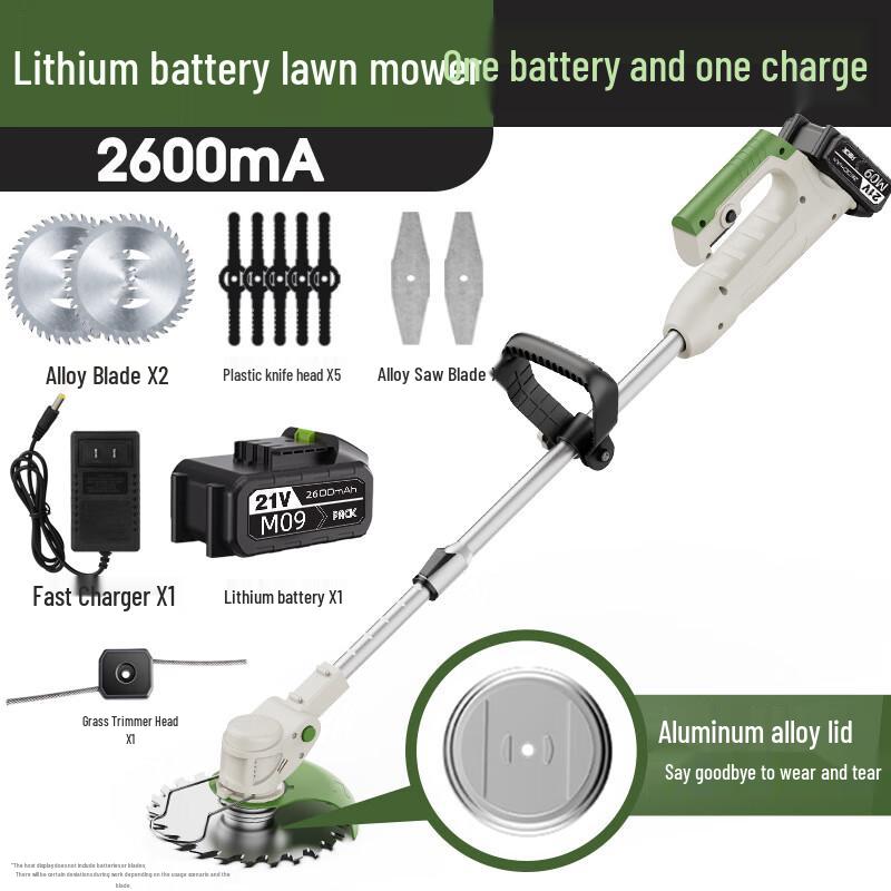 Laipusen Akku-Hand-Gartenschneider & Rasenmäher CN-Stecker (Adapter enthalten)