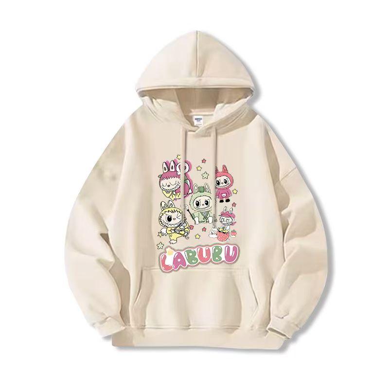 LABUBU Cute 3D Printed Kids Hoodie Autumn And Winter Pullovers Long Sleeves Clothing