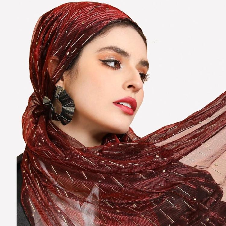 Fashionable Hijab Scarf Muslims Headscarf Turban Neck Wrap Rectangle Kerchief for Convenience and Comfortable Daily Use