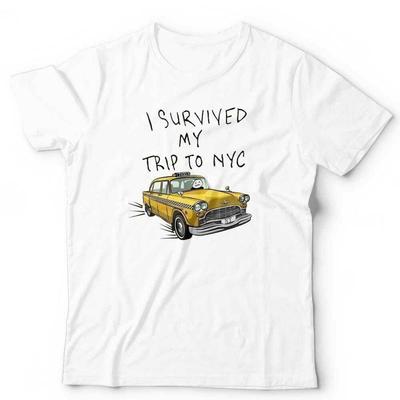 Ich habe meinen Trip nach NYC überlebt T-Shirt Lustiger Humor New York USA Urlaub
