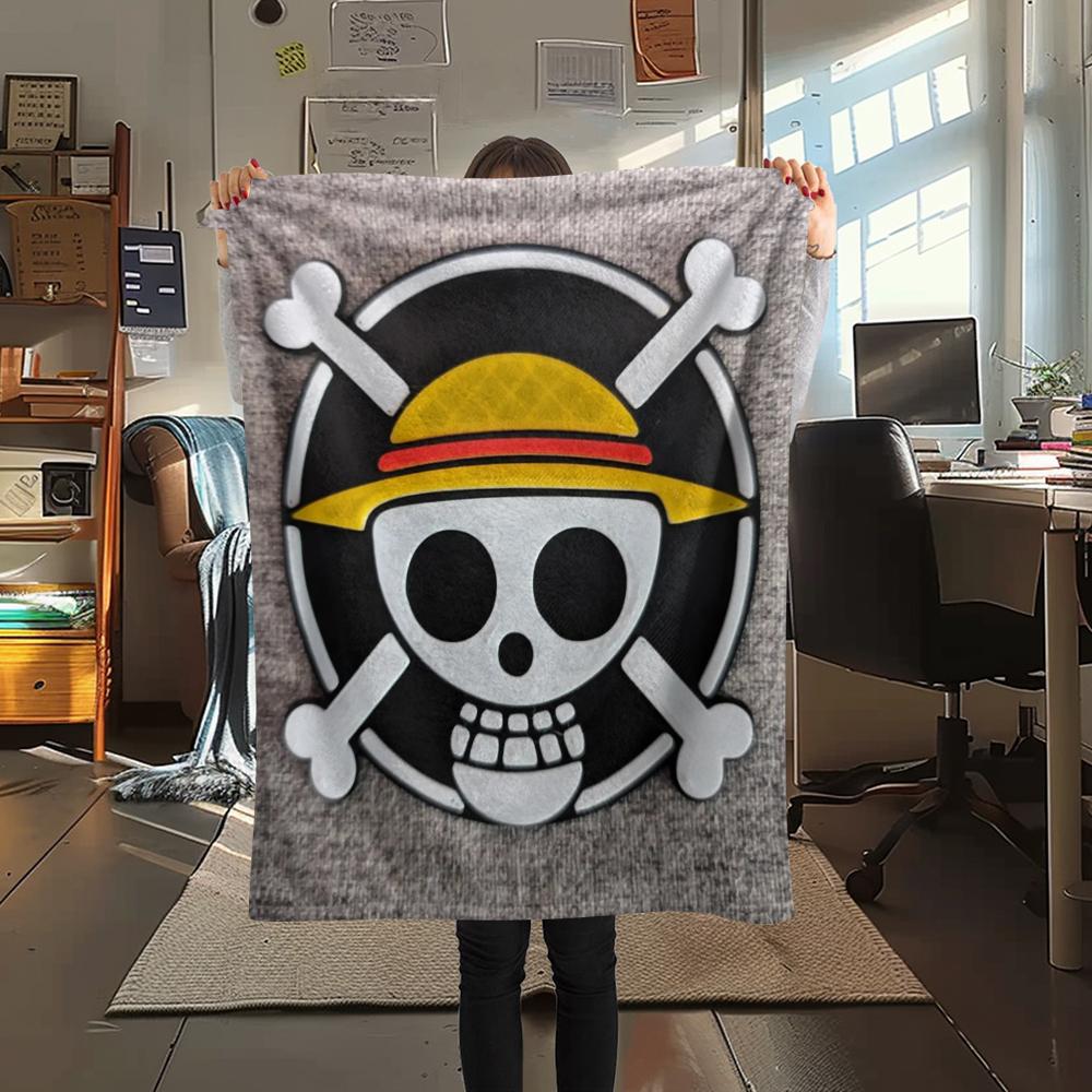 1 Pezzo Coperta in Flanella con Stampa Cartone Animato, Alta Qualità Confortevole per Tutte le Stagioni, Decorazione per la Casa, Calore e Comfort, Perfetta per Regalo di Natale Compleanno