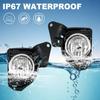 Fog Lights Compatible with 2014-2018 Toyota Hiace Bumper Driving Fog Lamps Assemblies with Switch and Wiring Harness