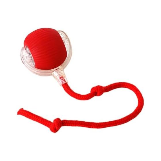 Audiophile Electric Cat Ball, Automatic Cat Ball, Moving Cat Toy, Rolling Ball for Cats, Dogs, Long String for Cats, Electric Toy, Cat Play Tool,