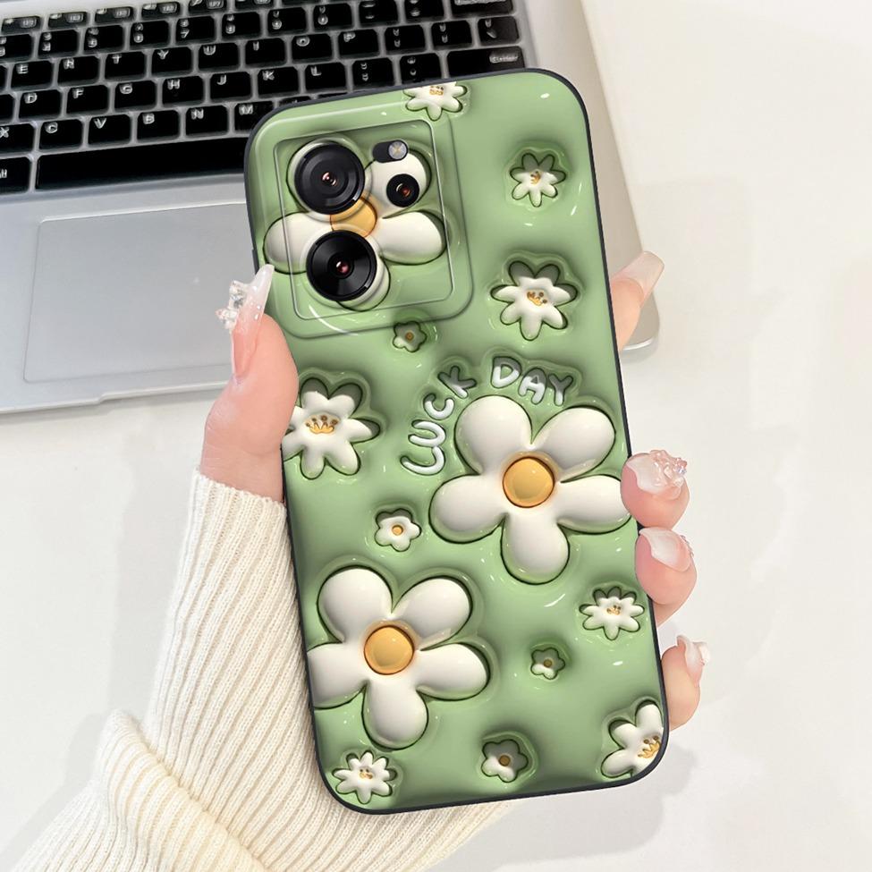 For Xiaomi 13T Pro Case 13T Silicone Cute Cartoon Cat Fashion Luxury Funny Shockproof Back Cover For Xiaomi 13T Phone Case Funda