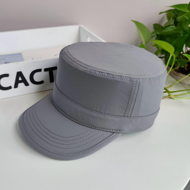 Summer Big Size Xl Back Closed Fitted Baseball Cap Man Large Size Light And Thin Dad Hat S M Lcasual Solid Color Flat Cap