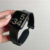 Leather+Silicone Strap For Apple Watch Band Ultra 49mm 44mm 45mm 41mm 46mm 40mm 42mm Magnetic Bracelet iwatch Series 2028
