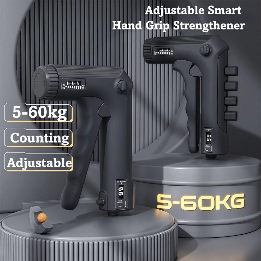 Adjustable Grip Strength Trainer with Counting Hand Exerciser  For Muscle Building(10-130 LBS)