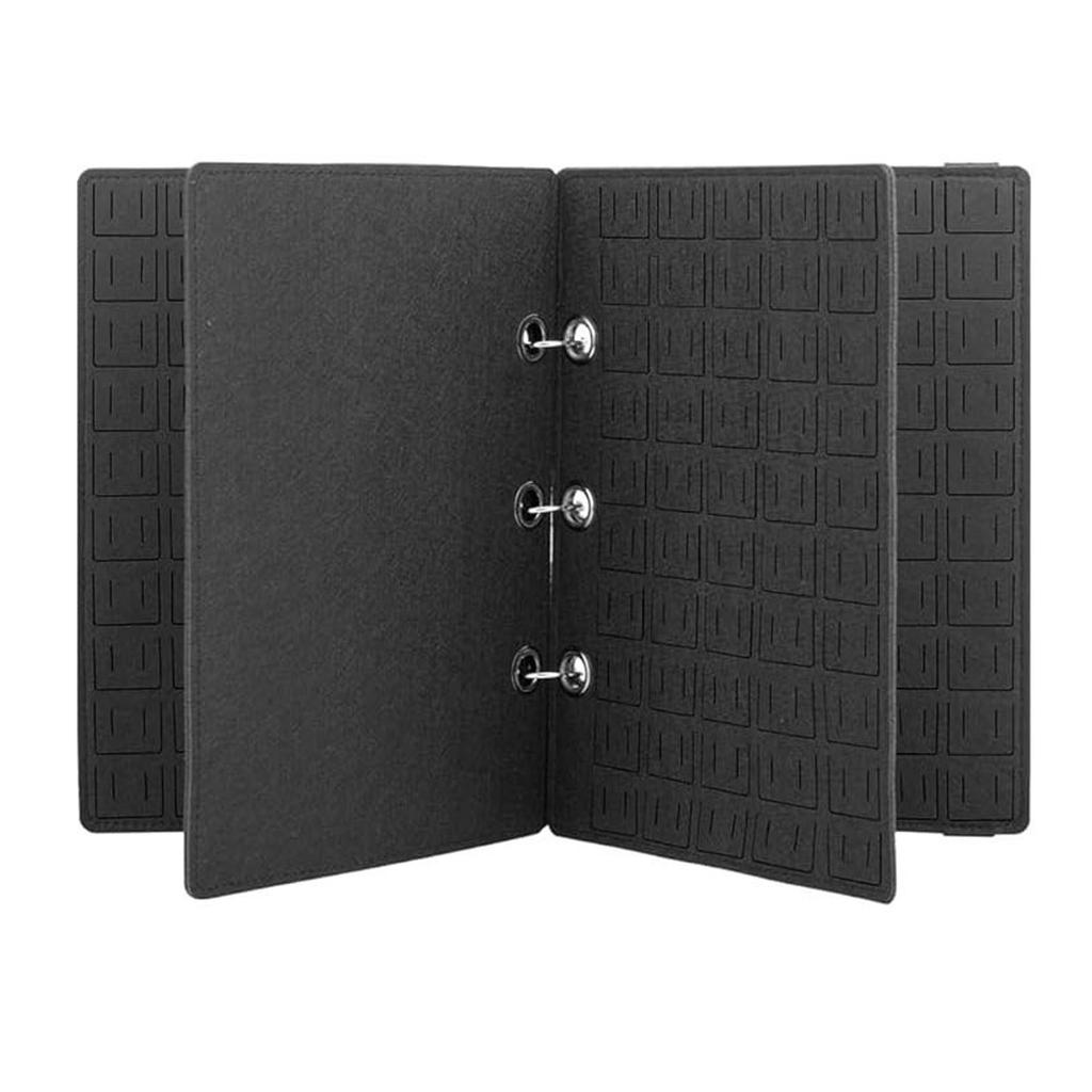 Wielowarstwowy filcowy uchwyt do ekspozycji odznak Wygodne rozwiązanie do przechowywania broszek Tekstura filcu do domu, szkoły, biura lub w podróży