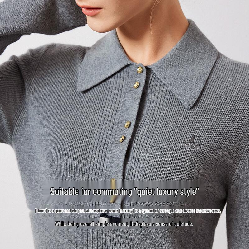 Navigare Women's 100% Wool Slim-Fit Knit Sweater