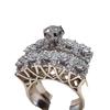 New creative hollow engagement ring, European beautiful woman ring wedding banquet ring
