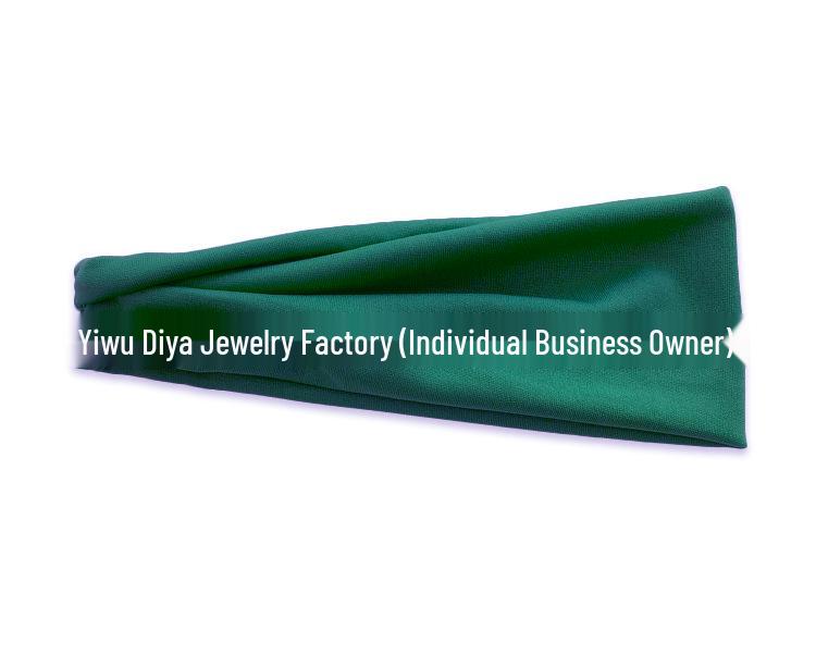 Unisex Sports Headband: Sweat-Absorbing Yoga Hair Band for Running
