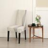 Printed Stretch Chair Cover For Dining Room Office Banquet Kitchen El Chair Protector Elastic Removable Anti-Dirty Seat Cover