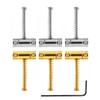 Set di 3 Parti per Ponte Elettrico TL Stile Vintage Selletta Ponte Cordiera Blocco Tensione per Telecaster