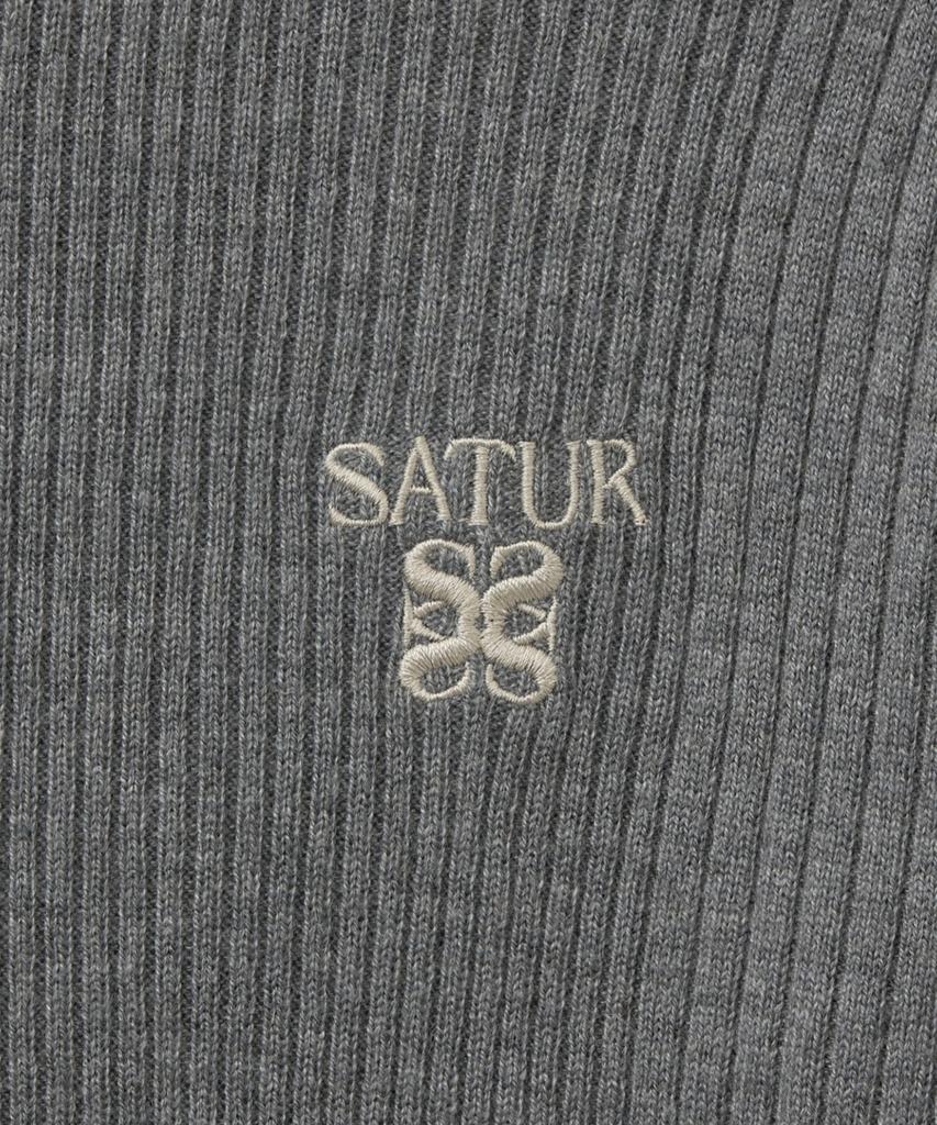 Seteo (W) 2-Way High-Neck Knit Grey