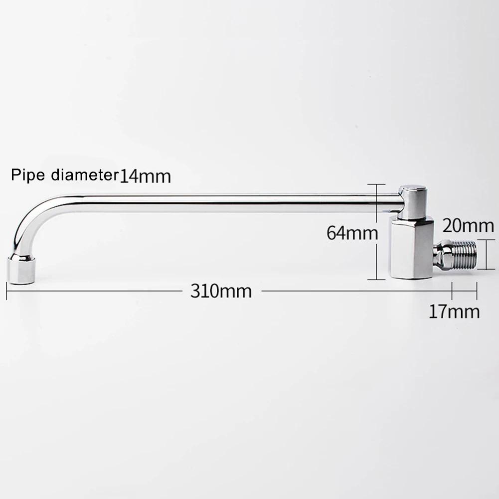 

Смеситель для кухонной плиты, поворотный полуавтоматический кран, одинарный кран для холодной воды, 20/25/30 см, одинарный поворотный кран для холодной воды на кухне