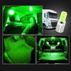 GZRUICA T10 24V LED Position Lamp, Clearance Lamp, Room Lamp, License Lamp, 6 Pcs COBLED Element, 10 Pcs, Green