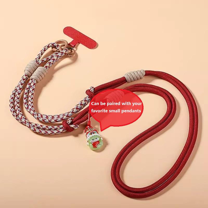Multifunctioneel Verstelbaar Mobiele Telefoon Lanyard Telefoon Lanyard Strap Crossbody Nylon Telefoon Laniere Handy Trageband SJGS08