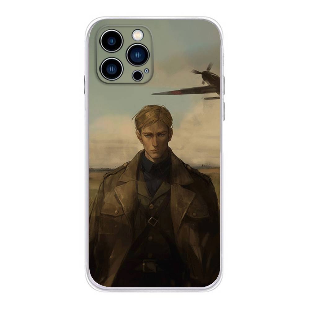 Anime E-Erwin S-Smiths Phone Case For iPhone 16,15,Pro,Max,14,Plus,13,12,11,E Mini Air,17,Pro Drop Protection Cover TPU