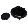 Foldable Ice Face Bowl with Breathing Tube Thermometer Ice Bath Face Basin for Home Travel Black